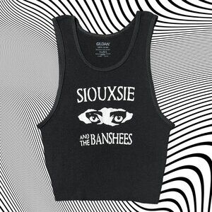 Siouxsie and the Banshees Unisex Cropped Tank